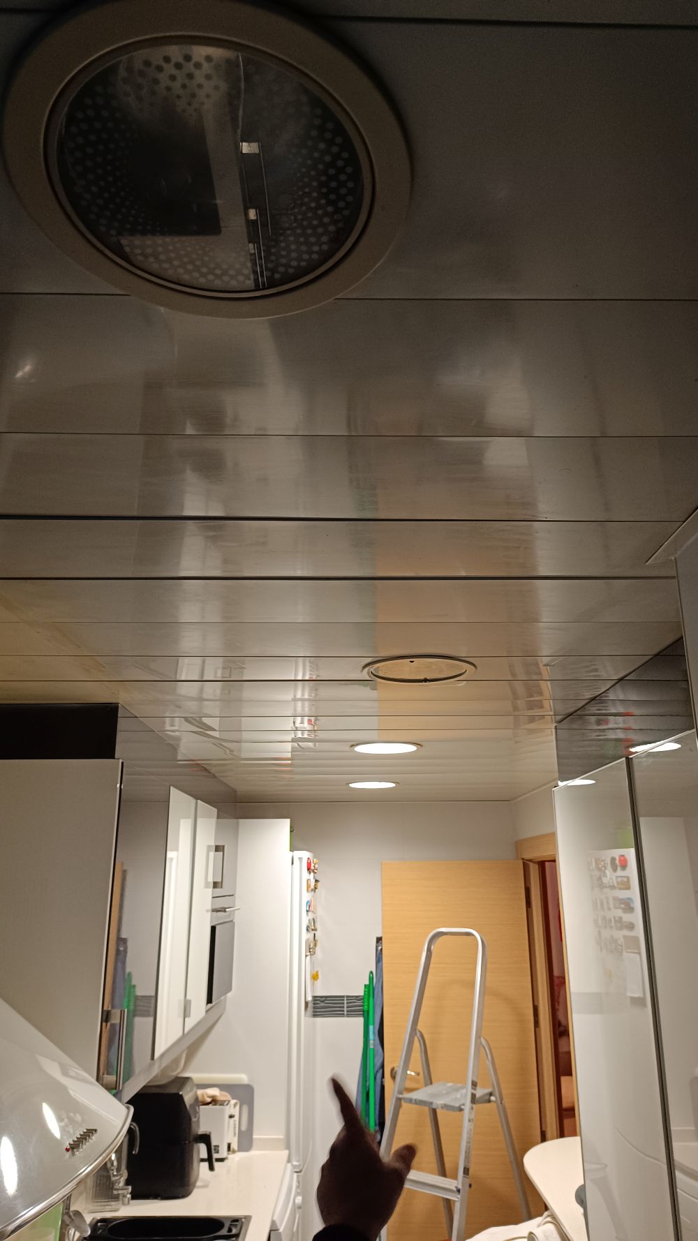 Techo cocina - antes